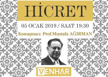 Mustafa Ağırman, Venhar Kur’an Evi’nde olacak…