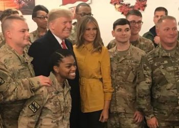 Trump’tan Irak’a ziyaret: Suriye’de bir şey yapmak için burayı üs olarak kullanabiliriz