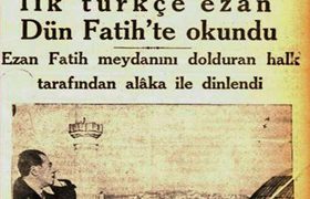 Türkçe Ezan’ın Yıldönümü