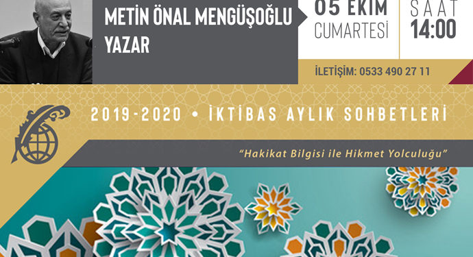 Mengüşoğlu, Bu Cumartesi Saat 14.00’te İktibas’ta