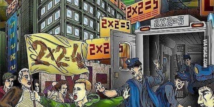 Özgürlük, İki Kere İkinin Dört Ettiğini Söyleyebilmektir