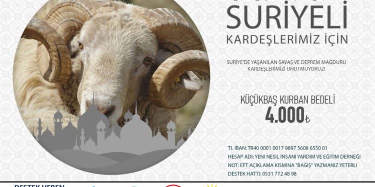 Kurbanlarımız Suriyeli Kardeşlerimiz İçin